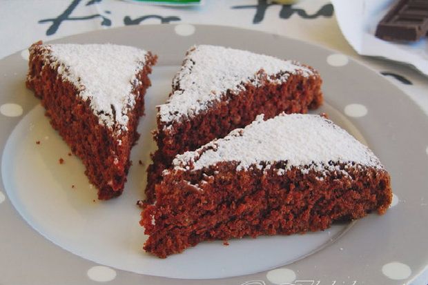 Το νηστίσιμο κέικ σοκολάτας