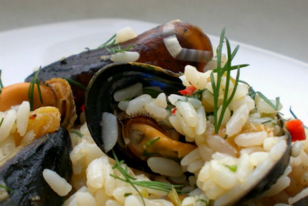 Το σαρακοστιανό μου μυδοπίλαφο