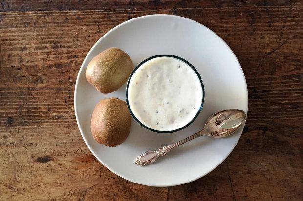 To υγιεινό μου smoothie: με ακτινίδιο, γάλα και δημητριακά