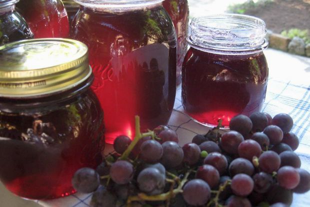 Ζελέ από σταφύλι «φράουλα Κερκύρας»