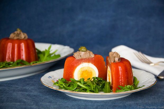 Ζελέ Τομάτας με Αυγά