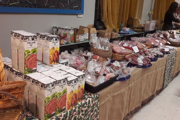 Ενα χριστουγεννιάτικο μπαζαρ με πολύ ιταλικό στιλ